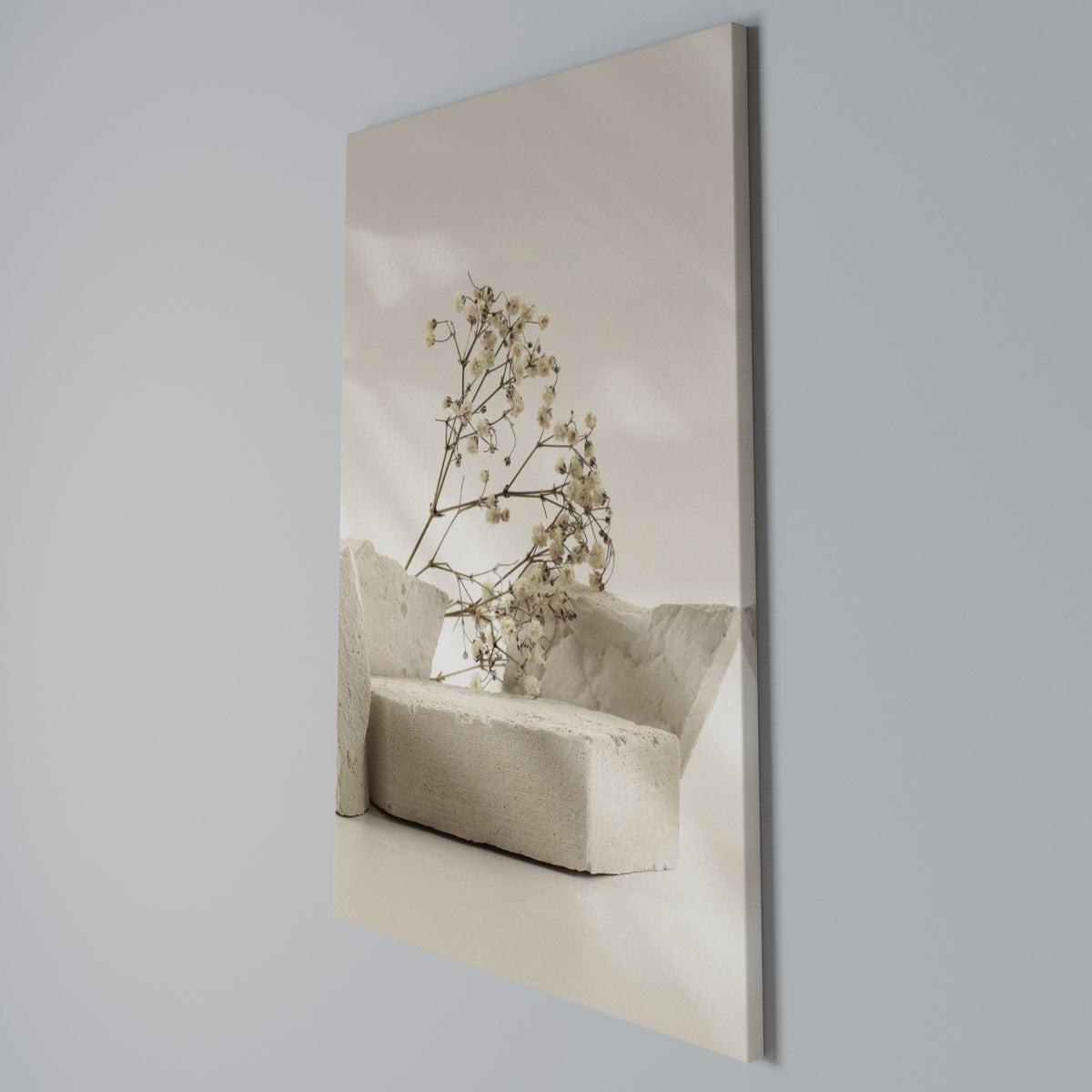 ELEGANT EMBERS Vertical Canvas Print