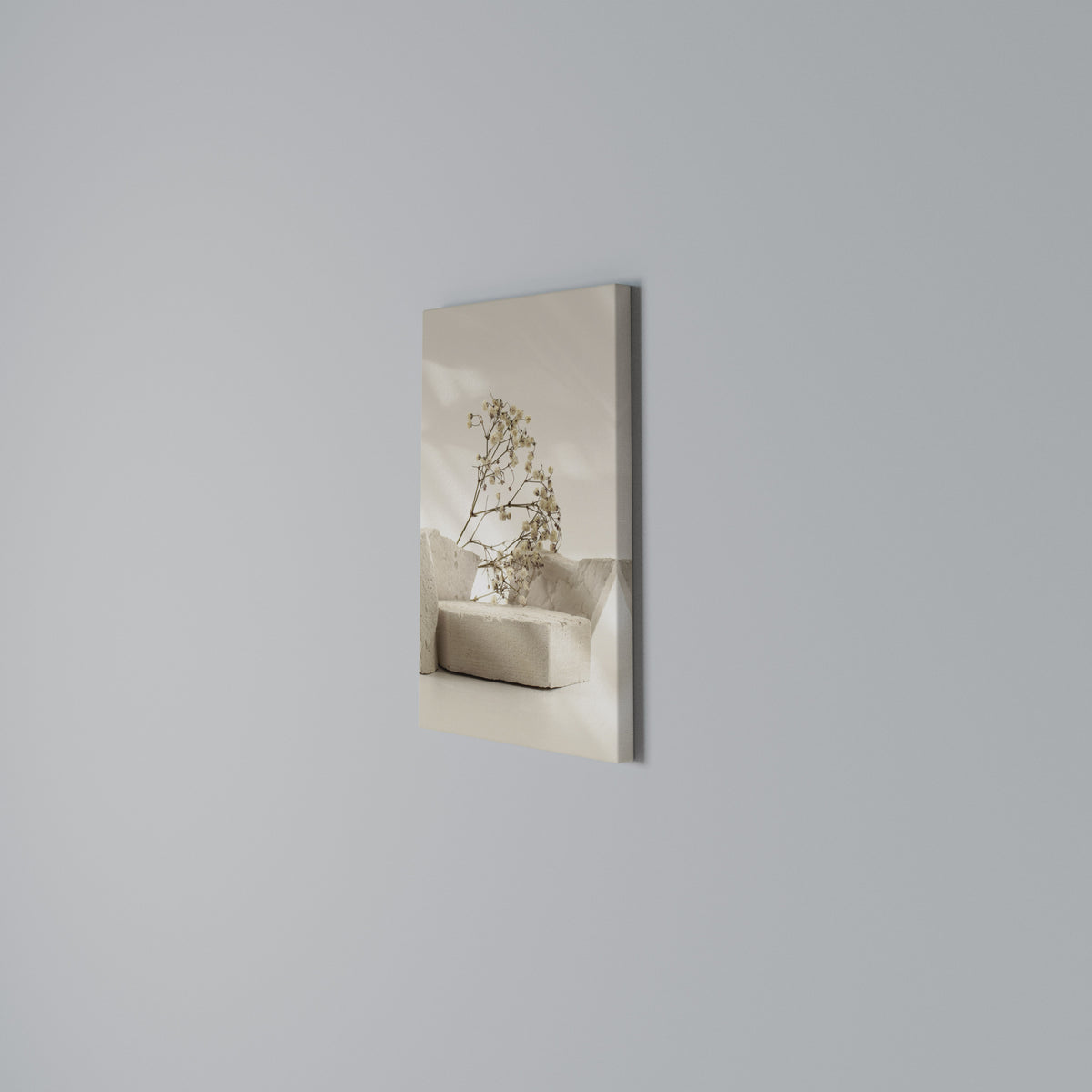ELEGANT EMBERS Vertical Canvas Print