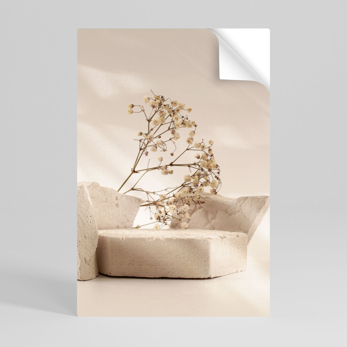 ELEGANT EMBERS Peel and Stick Vertical Poster