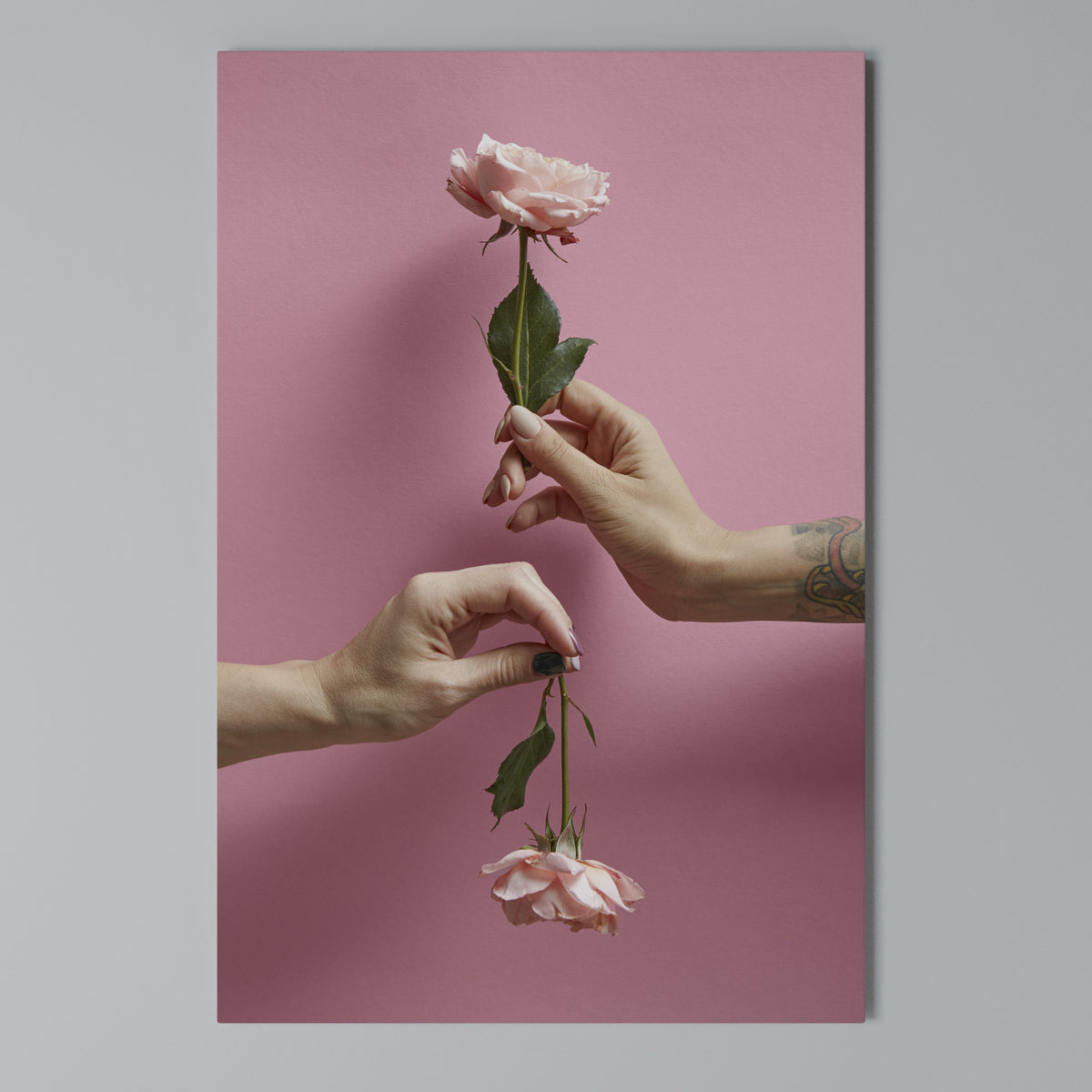 FLORAL CONNECTIONS Κατακόρυφος Πίνακας σε Καμβά