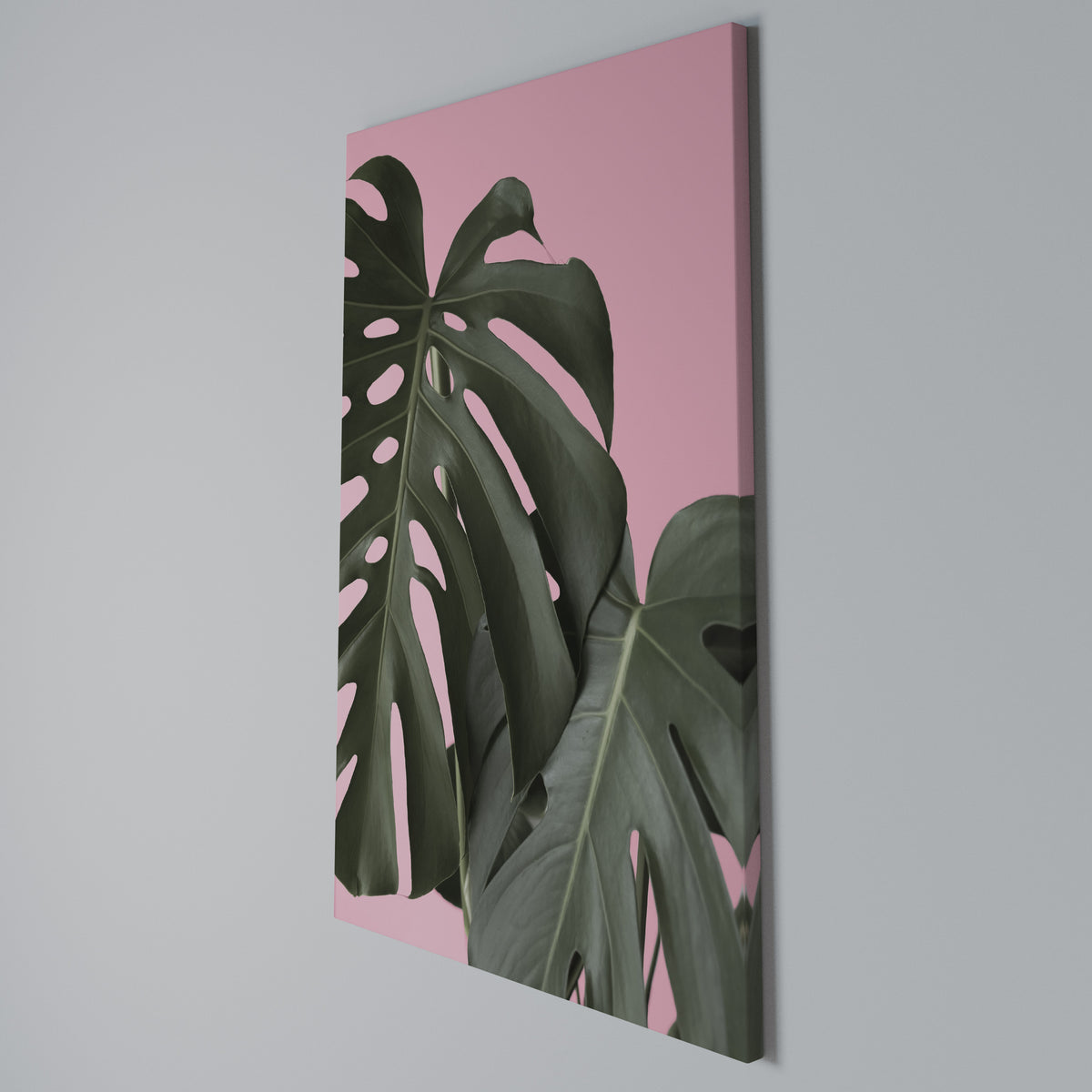 LADY MONSTERA Vertical Canvas Print