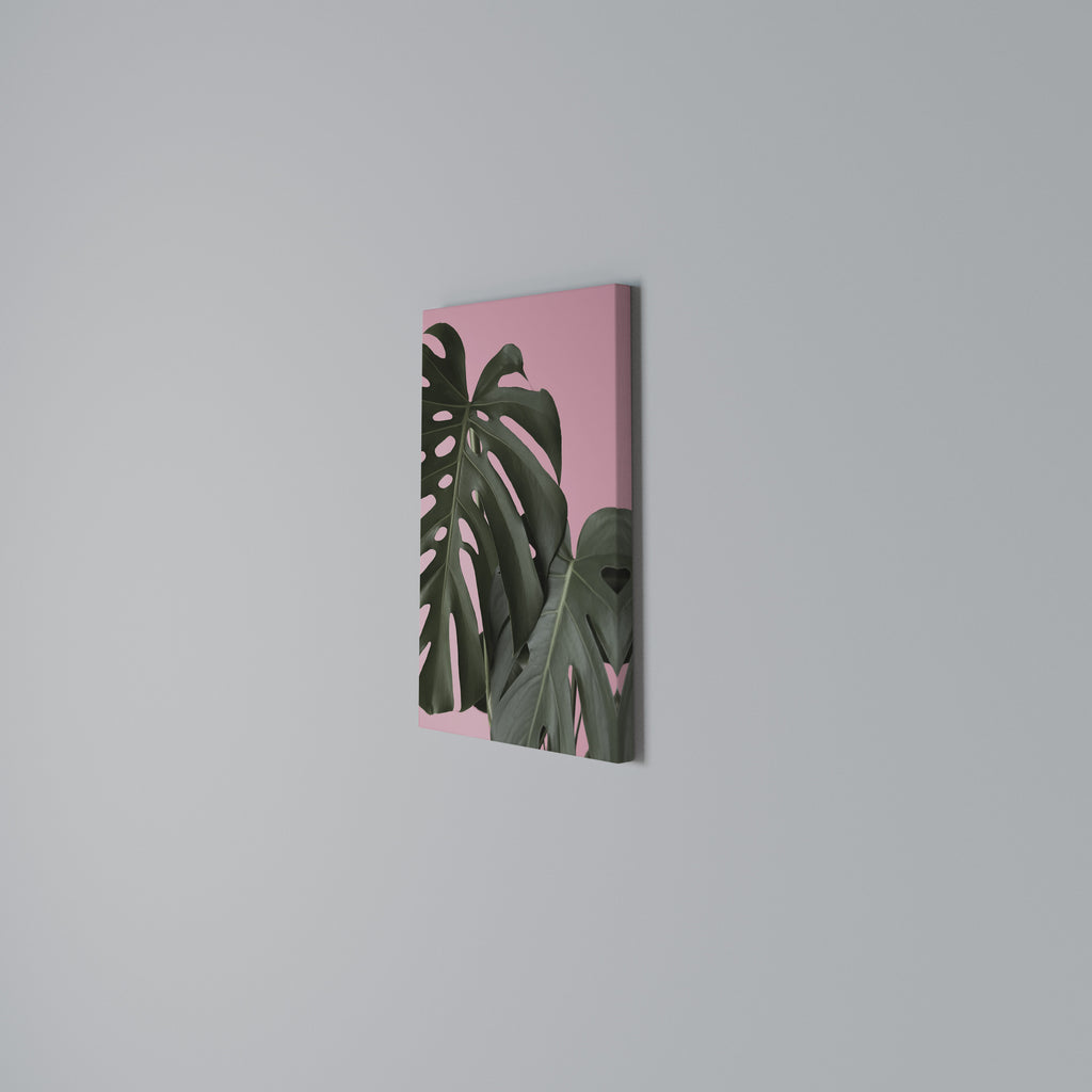 LADY MONSTERA Vertical Canvas Print