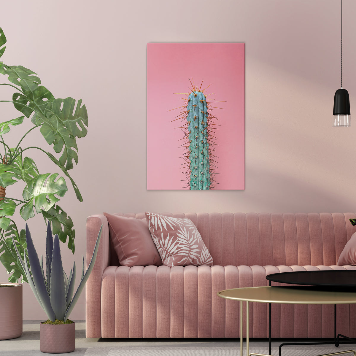 MISTER CACTUS Quadro em tela vertical