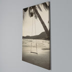 SUNSET SWING SORROW Cuadro en lienzo vertical