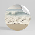 OCEAN WHISPER Runder Wandsticker zum Abziehen und Aufkleben