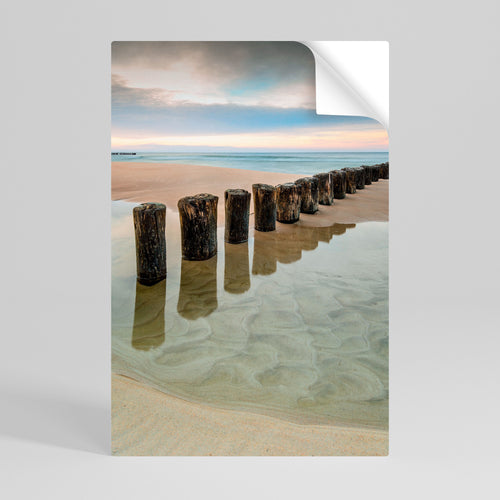 TIDAL SYMMETRY Póster adhesivo vertical