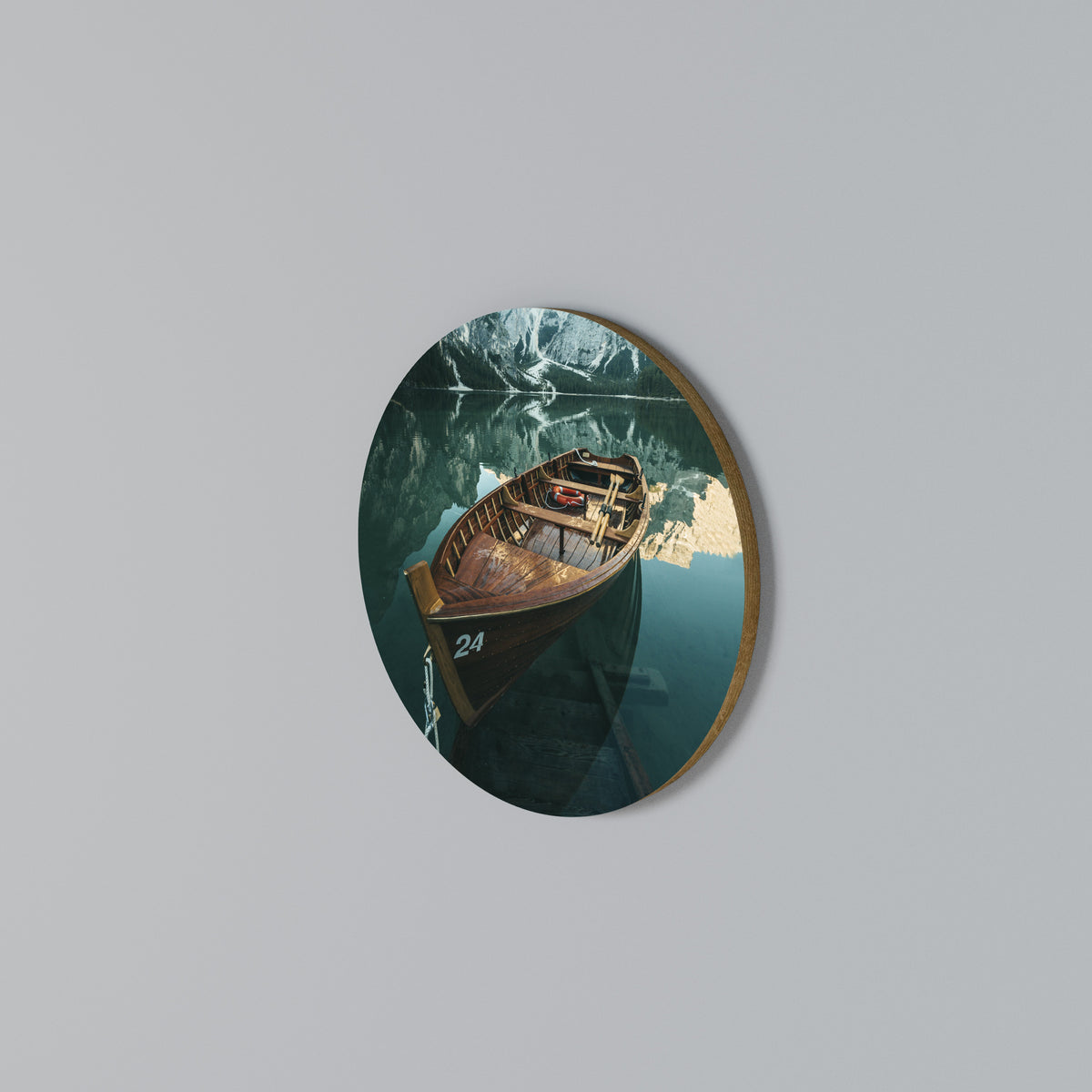 STILL WATERS Round Wall Art