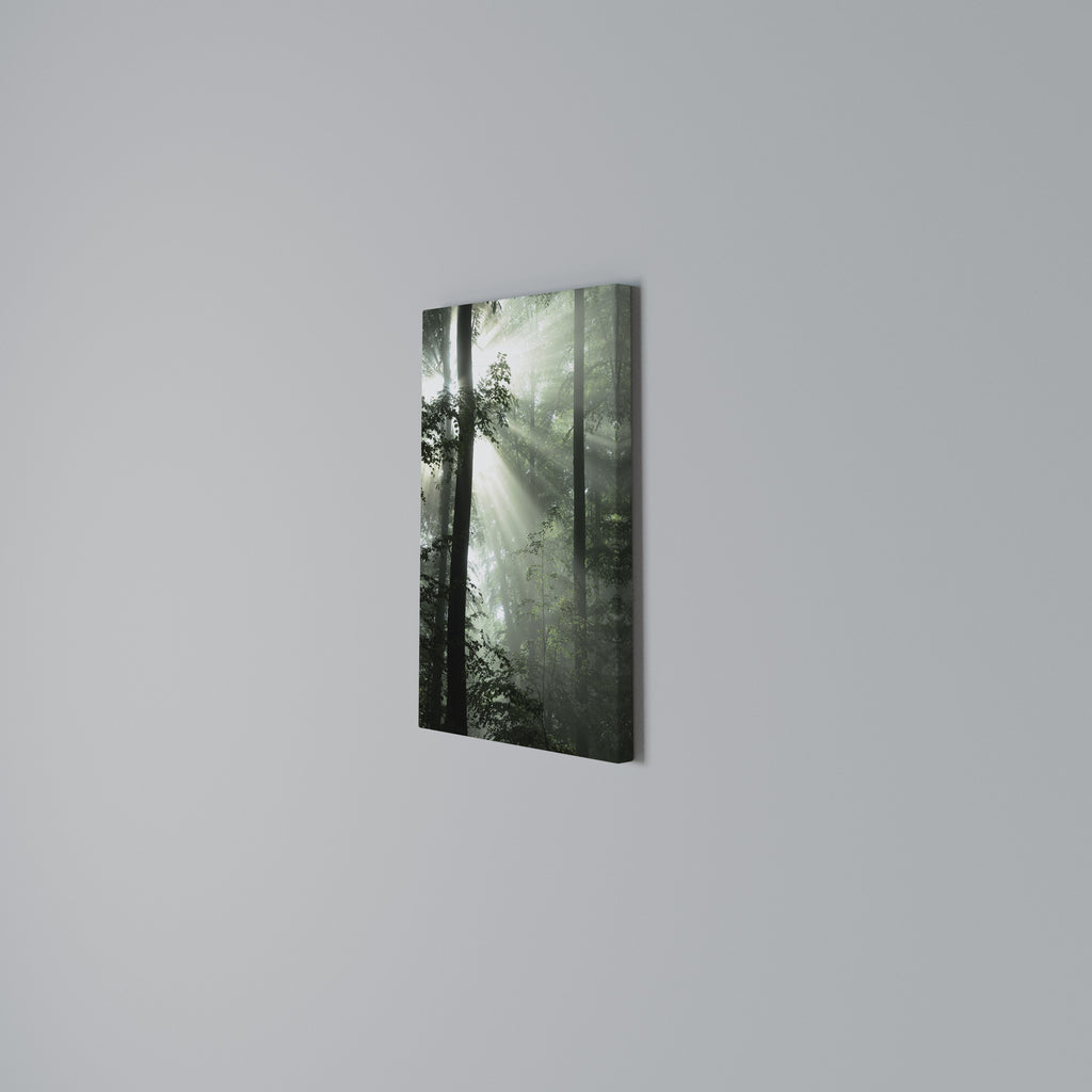 MYSTICAL SUNBEAMS Vertical Canvas Print