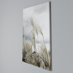 CLOUDS ABOVE GRASS Vertical Canvas Print