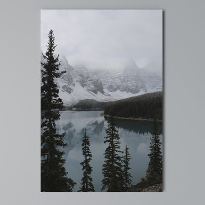 MISTY FOREST BOUNDARIES Stampa su tela verticale