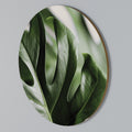 SHARP MONSTERA Arte de pared redondo