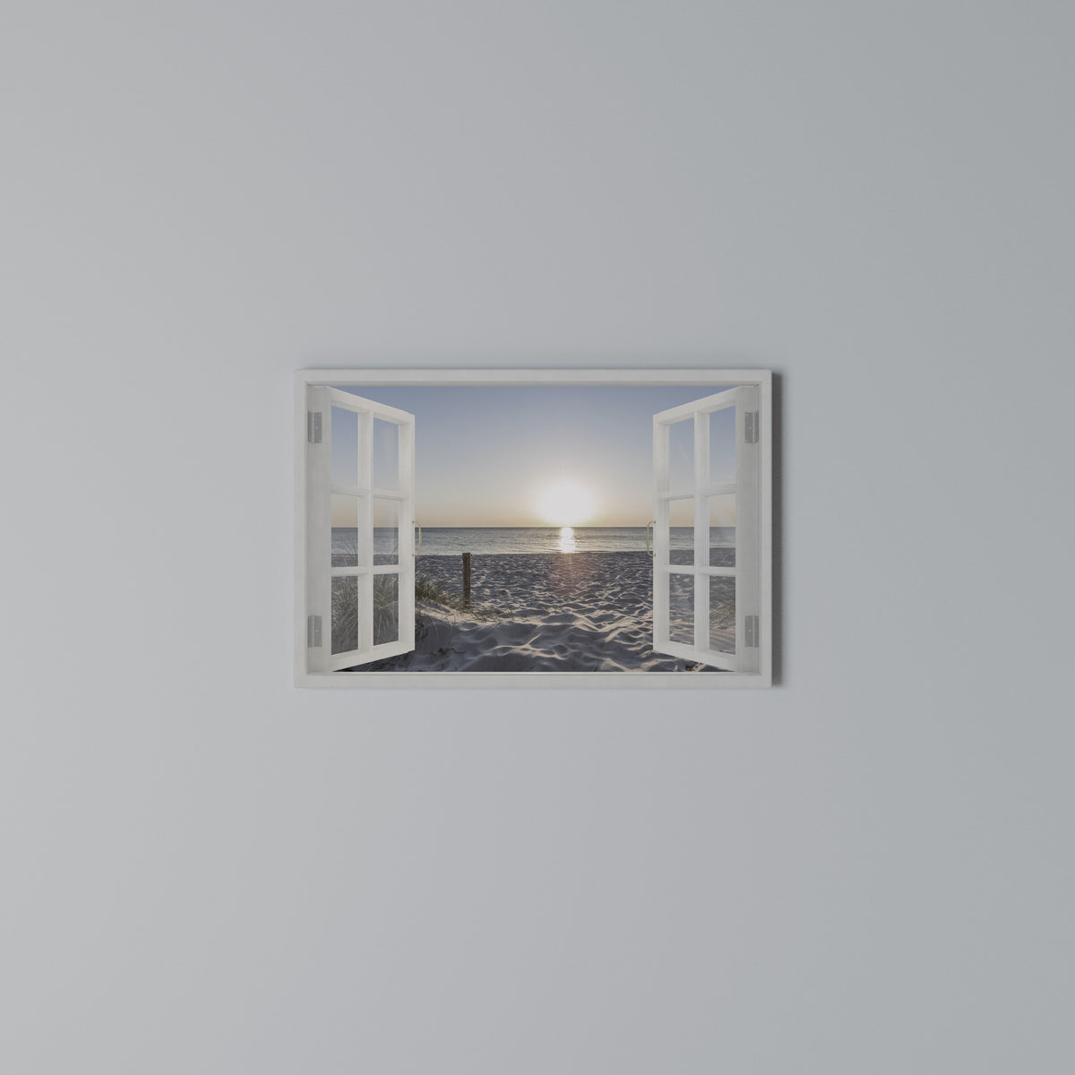 WINDOW OF CALM Horizontal Canvas Print
