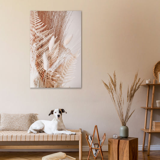 GENTLE GRASSLANDS INVITE Vertical Canvas Print