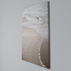 SILKEN SHORELINE DANCE Vertical Canvas Print