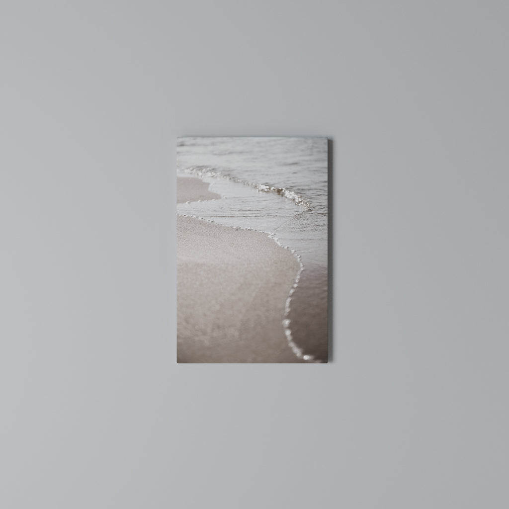 SILKEN SHORELINE DANCE Vertical Canvas Print