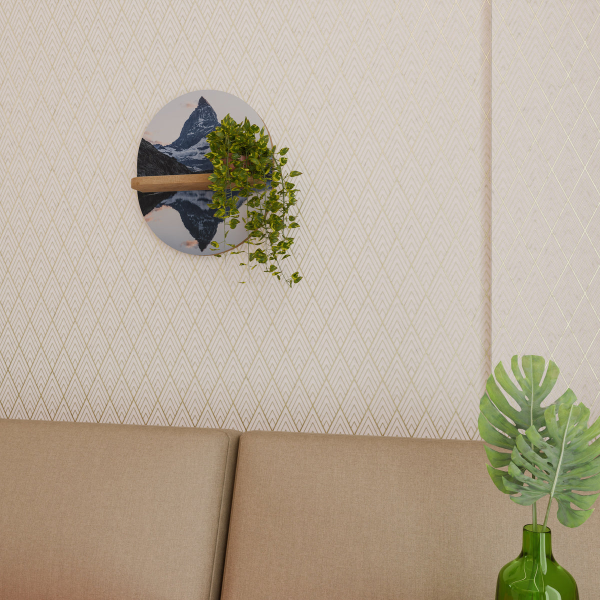 MEMORY OF MATTERHORN Art Shelf