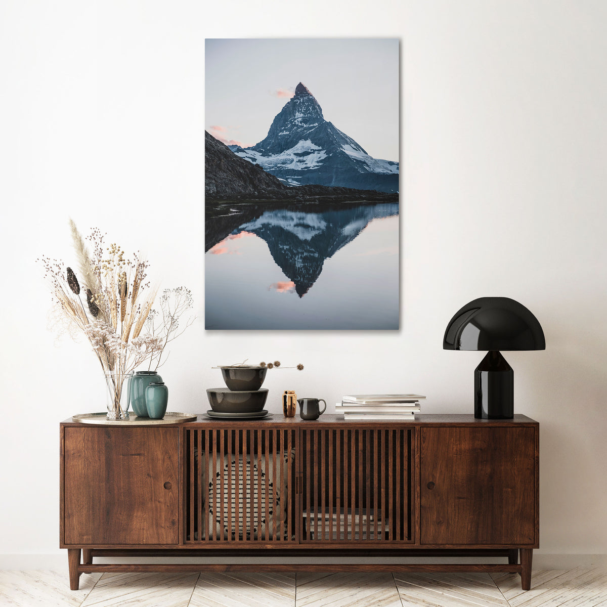 MEMORY OF MATTERHORN Cuadro en lienzo vertical