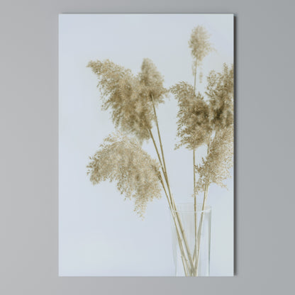 ELEGANT GRASSY SERENITY Quadro em tela vertical