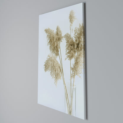 ELEGANT GRASSY SERENITY Quadro em tela vertical