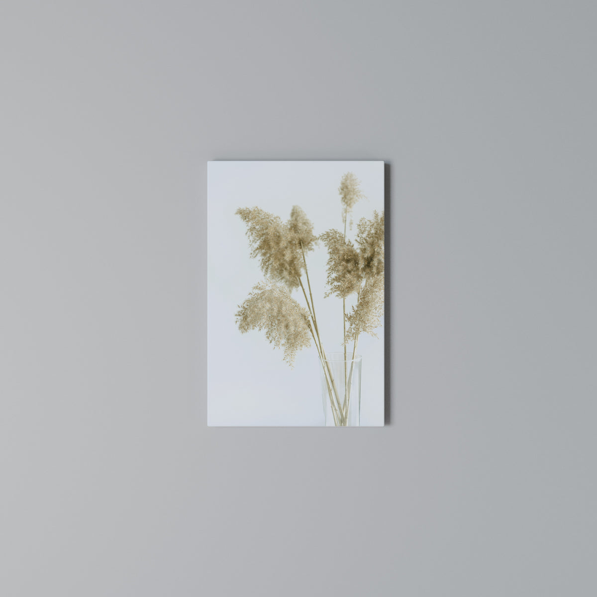 ELEGANT GRASSY SERENITY Quadro em tela vertical
