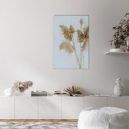 ELEGANT GRASSY SERENITY Quadro em tela vertical