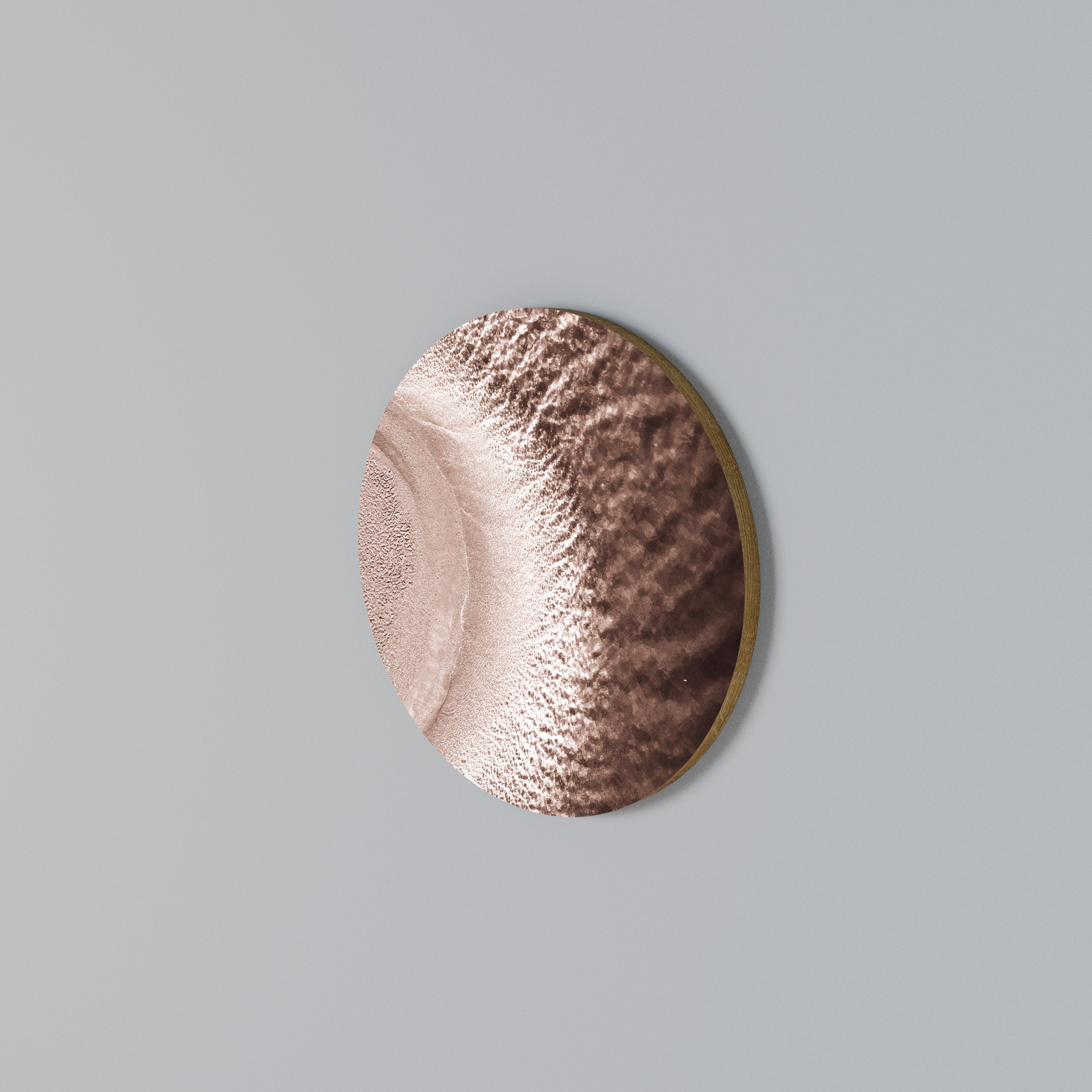 HARMONY IN HUES Arte de pared redondo