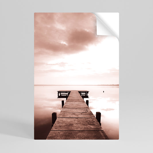 ECHOES OF STILLNESS Poster Verticale Adesivo
