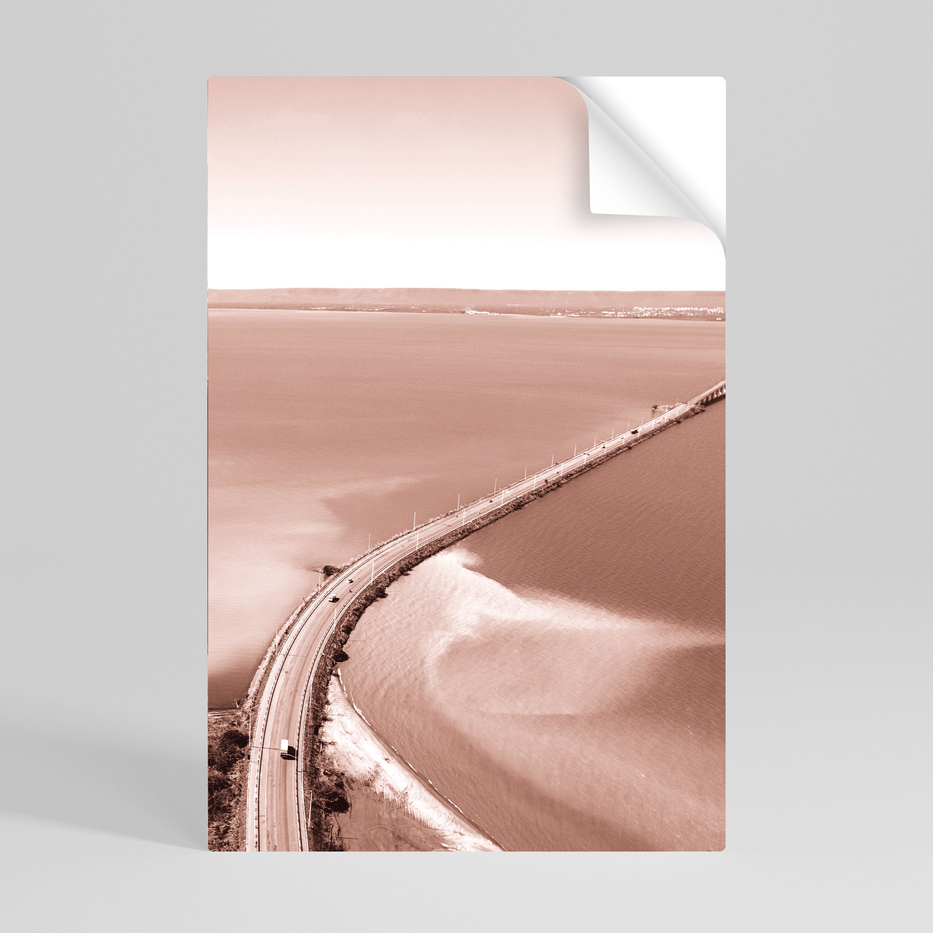 HORIZON BOUND JOURNEY Självhäftande Vertikal Poster