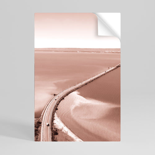 HORIZON BOUND JOURNEY Selbstklebendes Poster - Hochformat