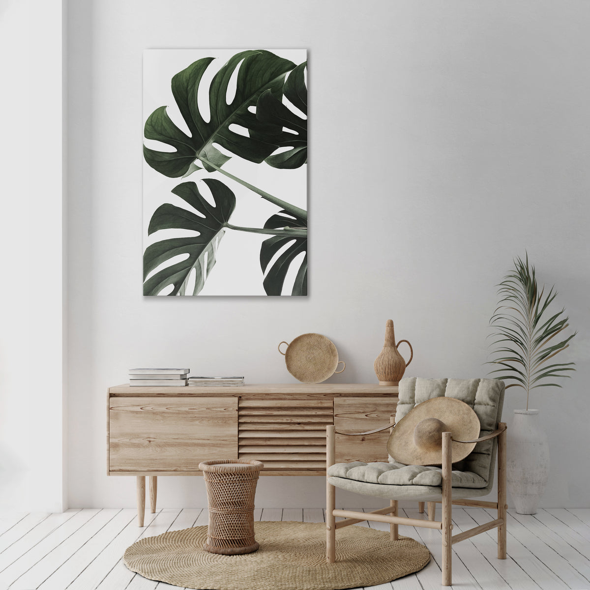 FOLIAGE FUSION Κατακόρυφος Πίνακας σε Καμβά