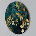LUSH TURQUOISE Kulatá nástěnná dekorace