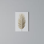 GOLDEN PALM ELEGANCE Vertical Canvas Print