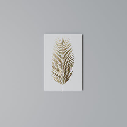 GOLDEN PALM ELEGANCE Quadro em tela vertical