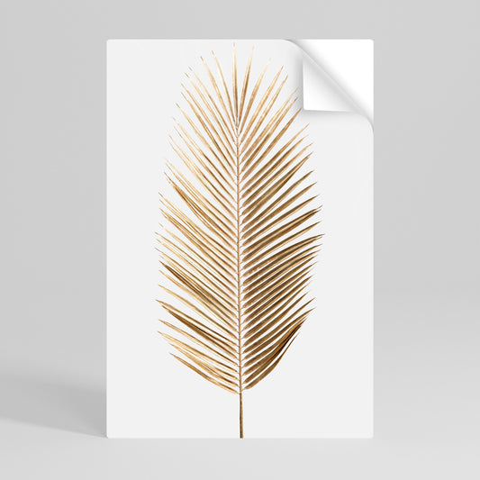 GOLDEN PALM ELEGANCE Peel and Stick Vertical Poster