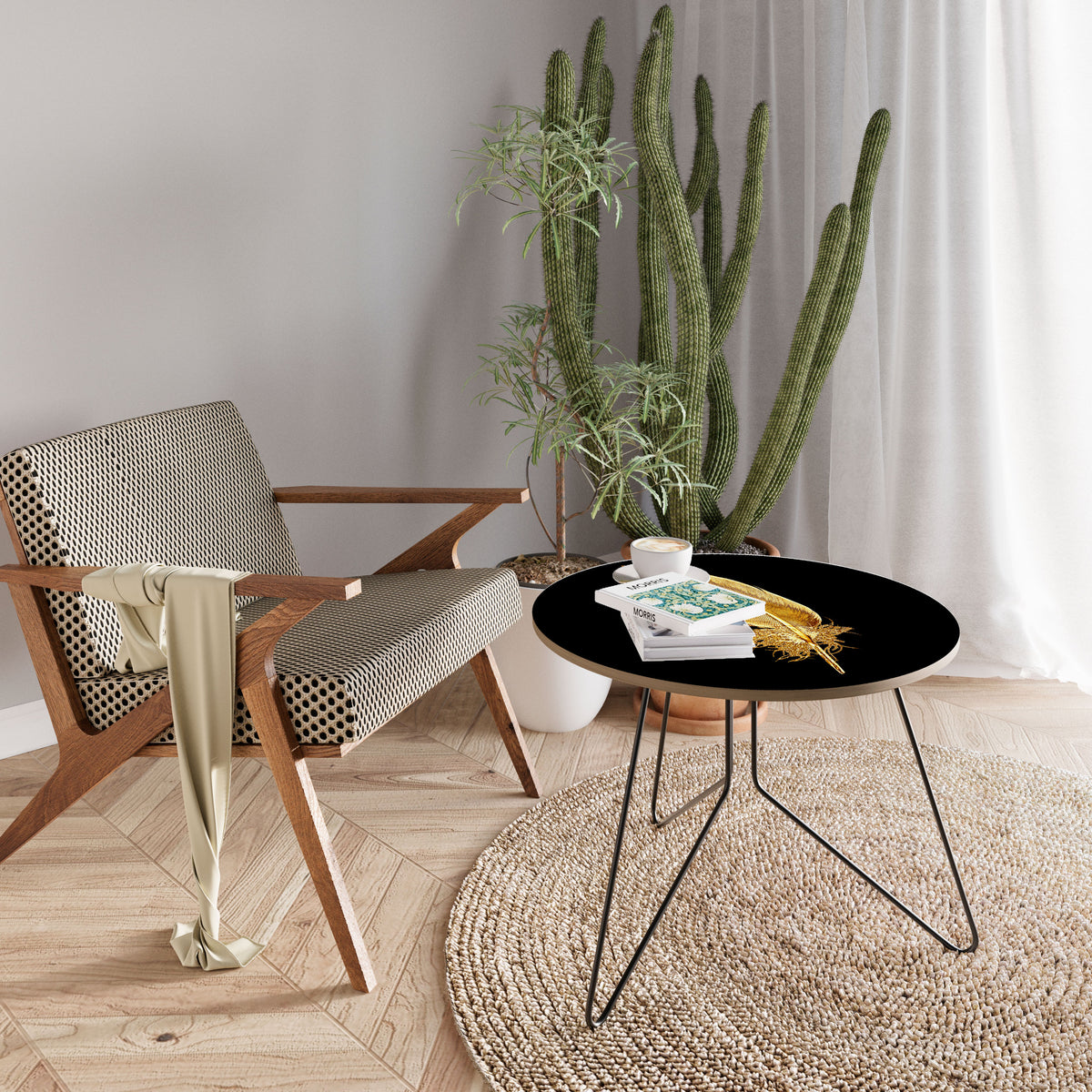 SHIMMERING FEATHER GRACE Couchtisch