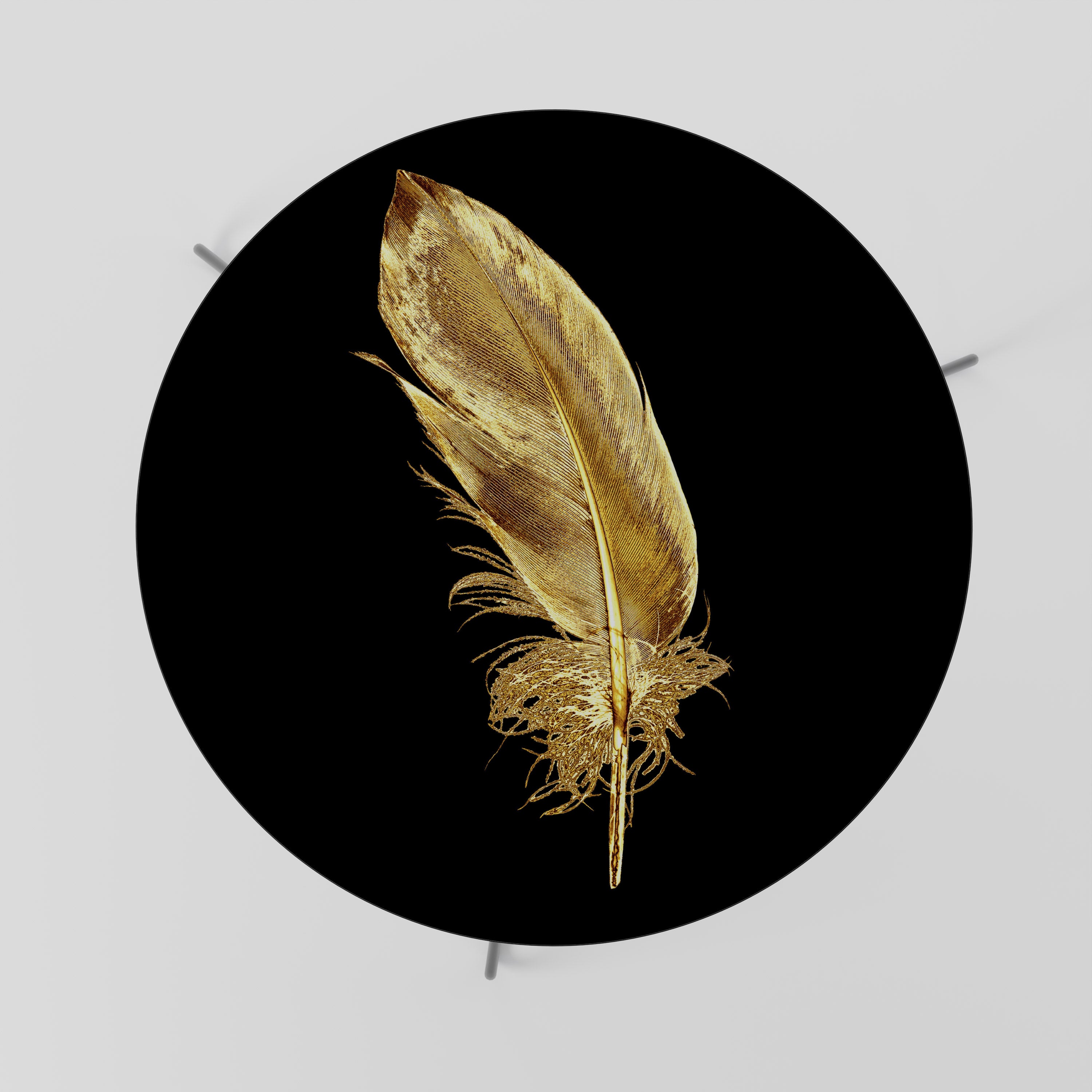 SHIMMERING FEATHER GRACE Mesa de centro