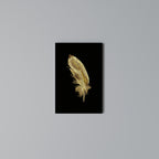 SHIMMERING FEATHER GRACE Vertical Canvas Print