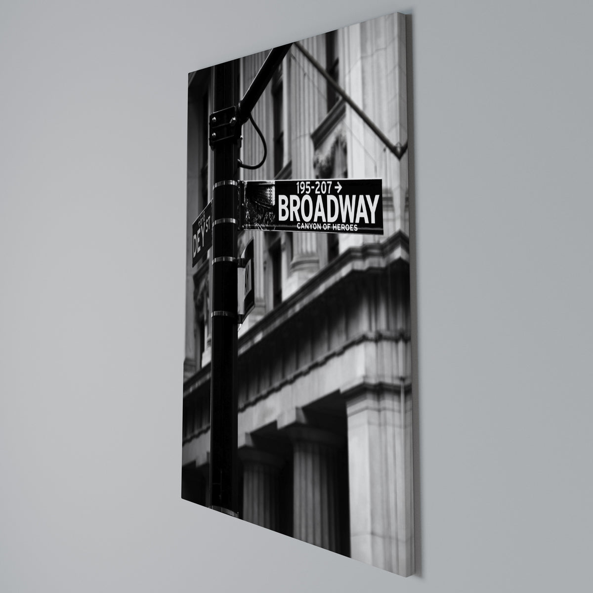 BROADWAY SIGN Vertical Canvas Print