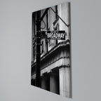 BROADWAY SIGN Vertical Canvas Print