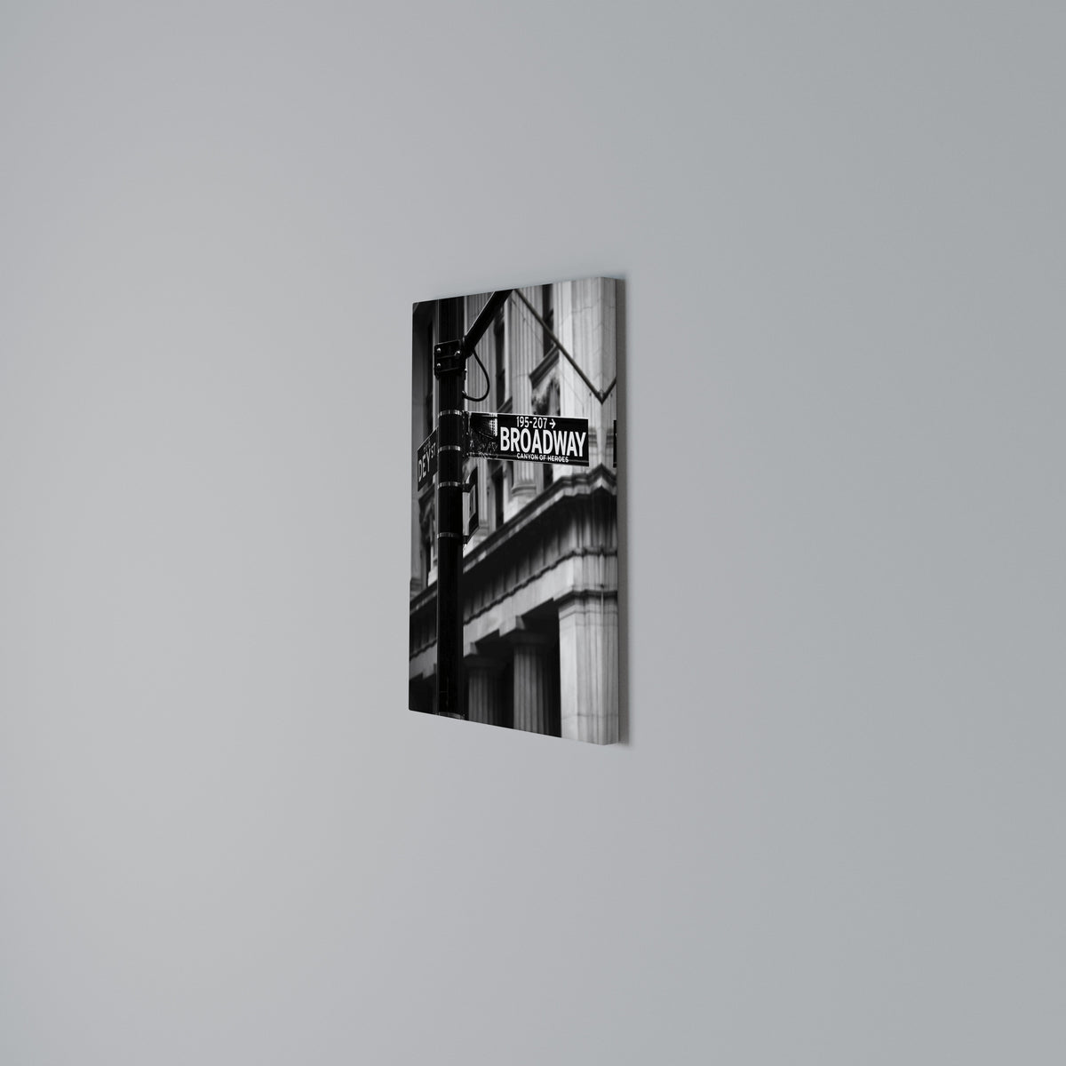 BROADWAY SIGN Vertical Canvas Print