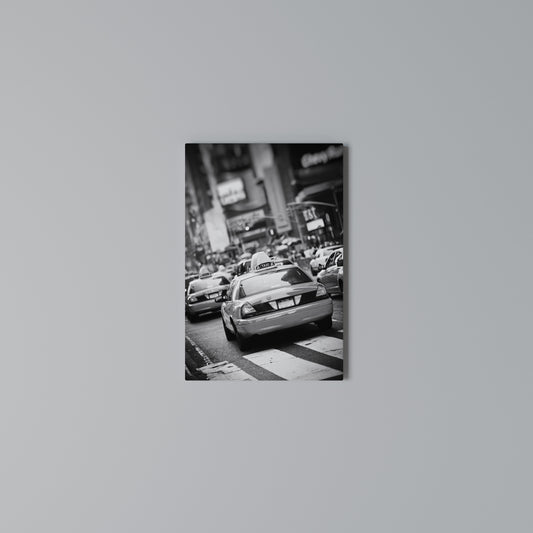 TIMELESS TAXI TALES Vertical Canvas Print