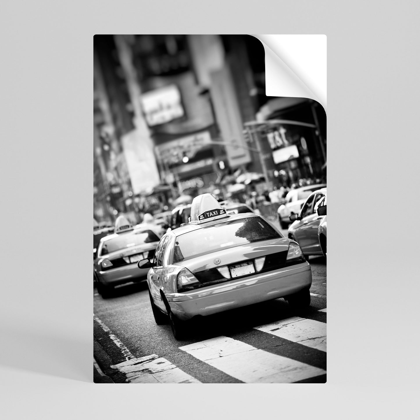TIMELESS TAXI TALES Självhäftande Vertikal Poster