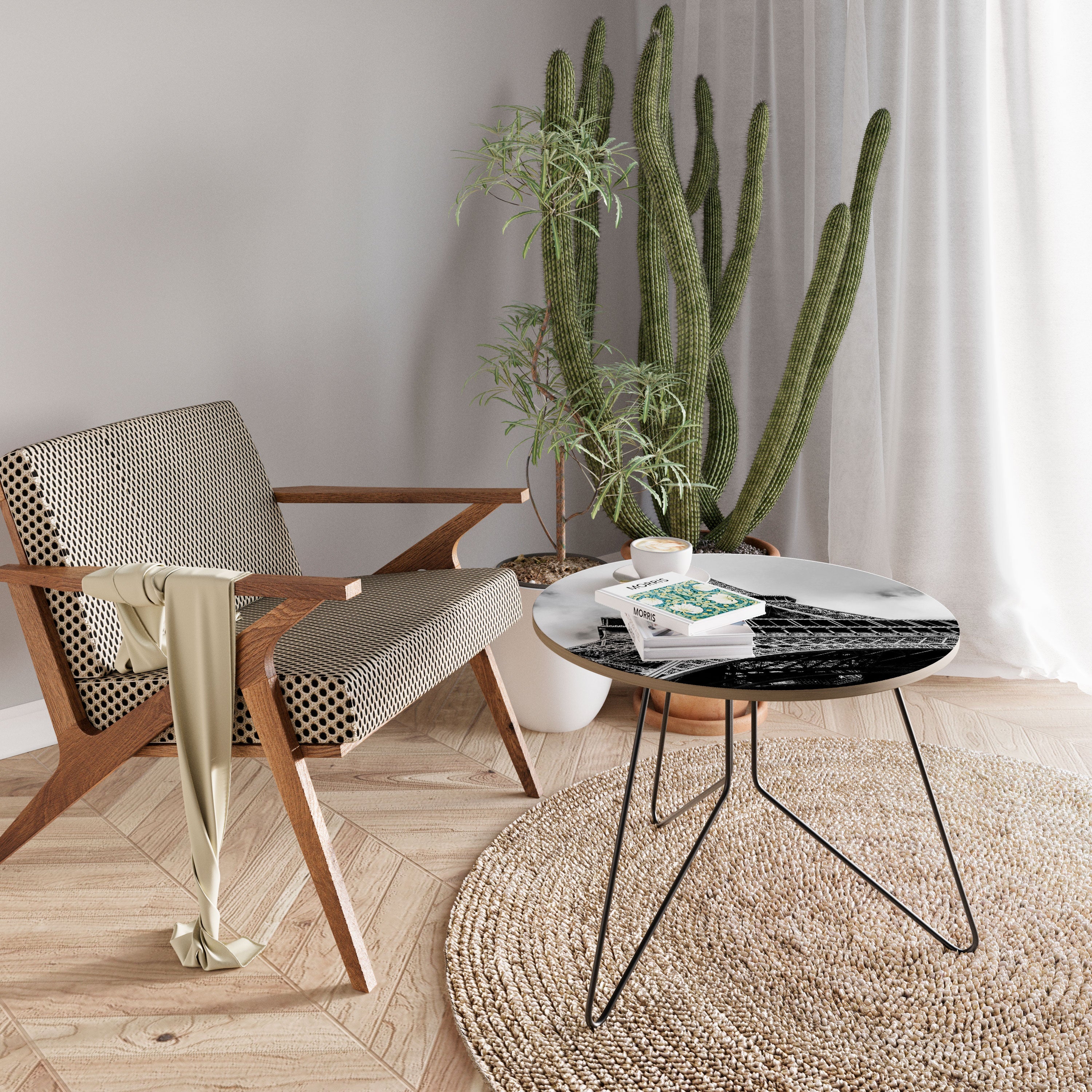 MONOCHROME PARISIAN ICON Konferenční stolek