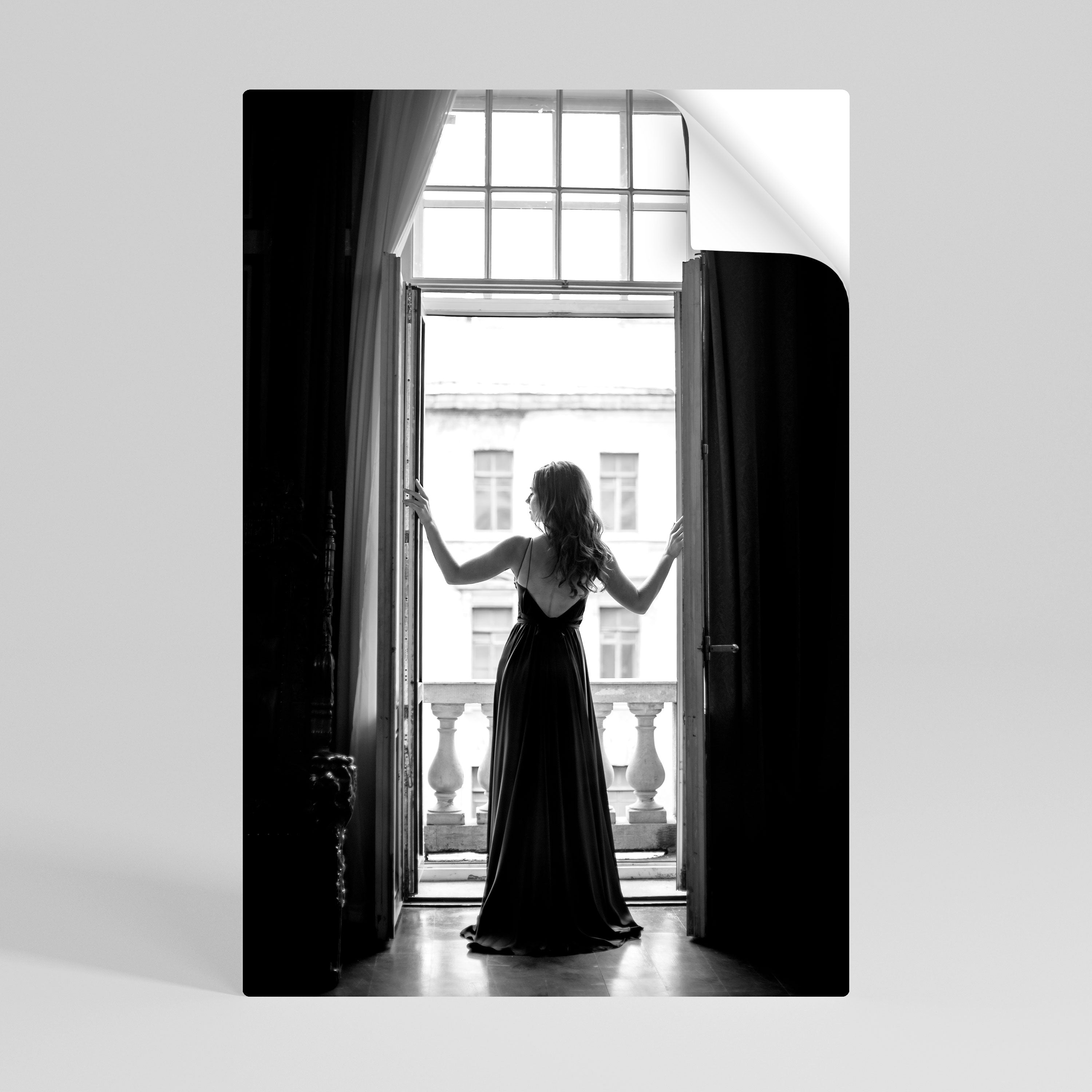 WINDOW TO WONDERS Självhäftande Vertikal Poster