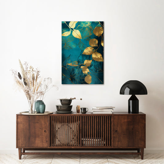 FOLIAGE FANTASIA Vertical Canvas Print