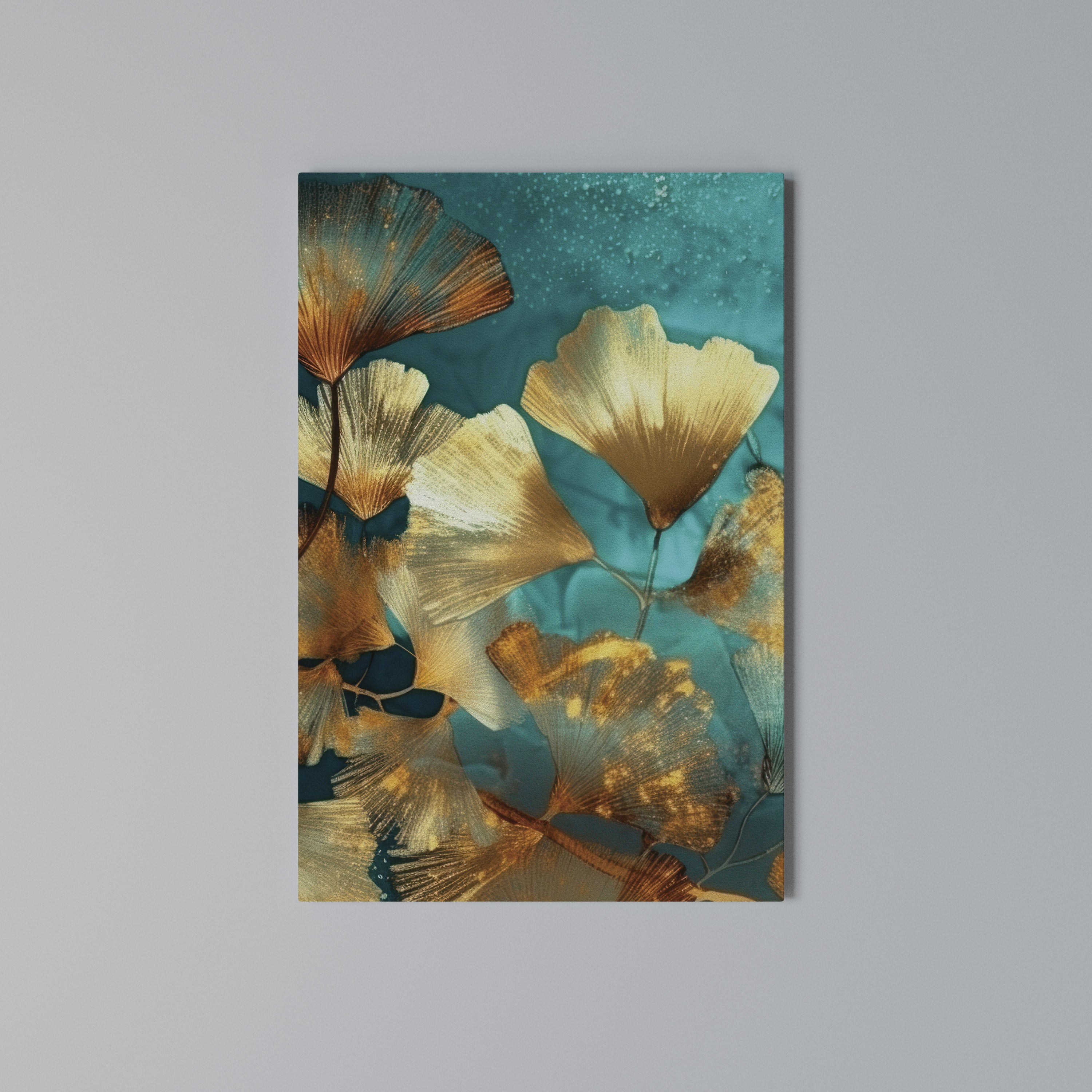 LUMINOUS FOLIAGE Vertical Canvas Print