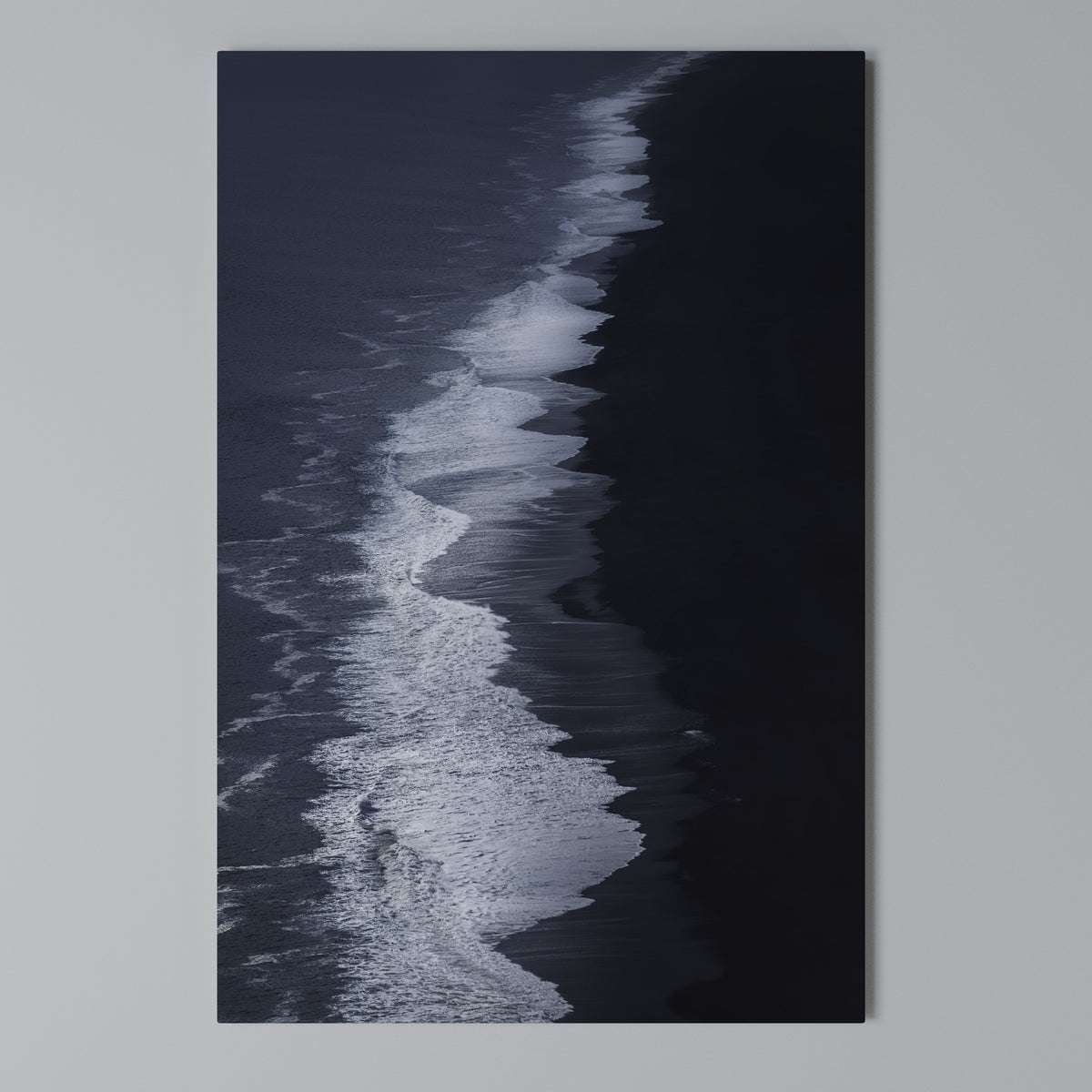 OCEAN'S WHISPER Stampa su tela verticale