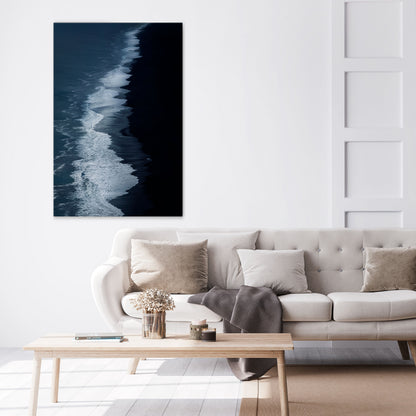 OCEAN'S WHISPER Stampa su tela verticale