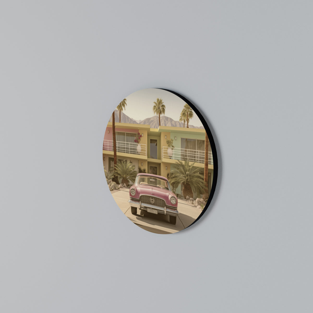 CALIFORNIAN STYLE Round Wall Art