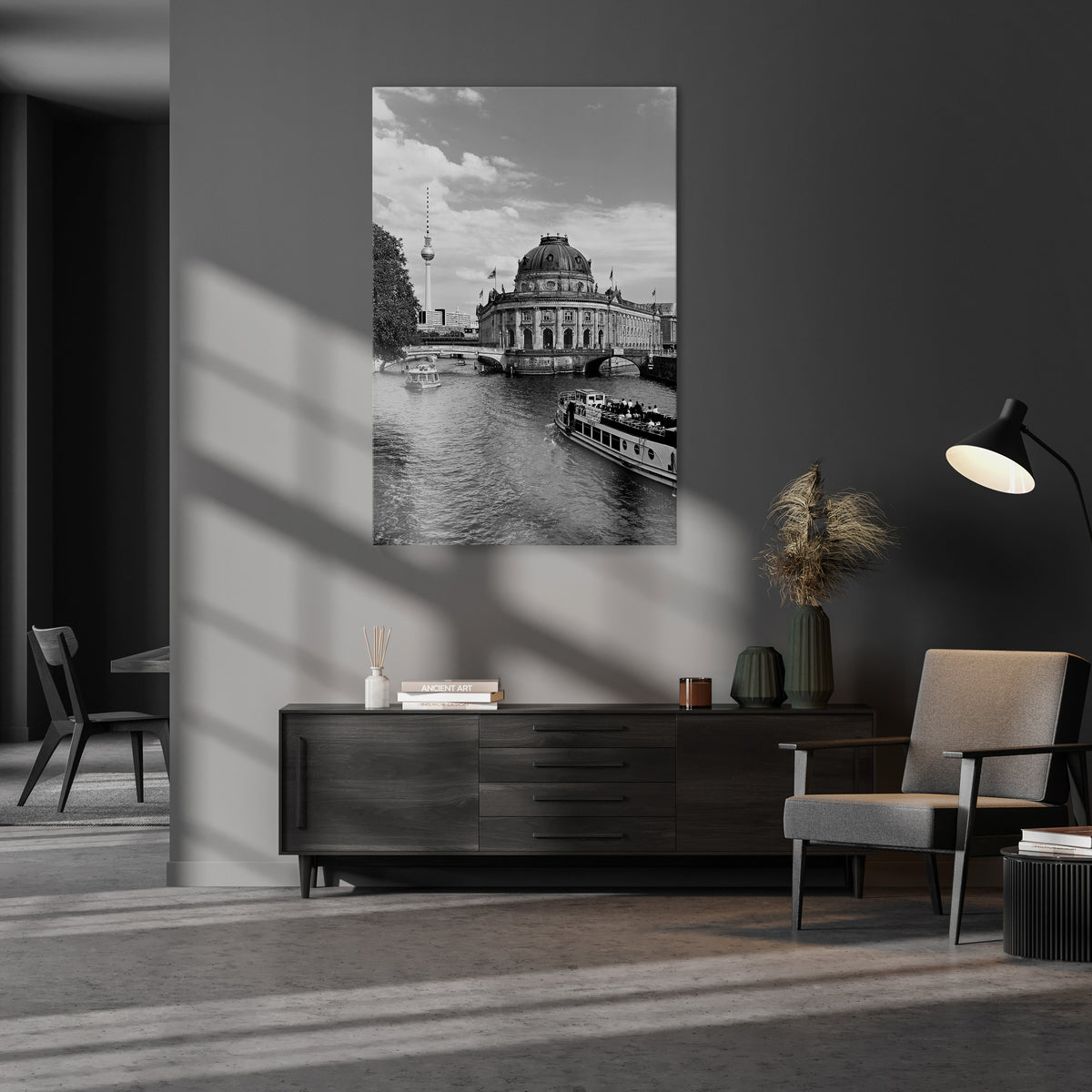 GHOSTS OF HISTORY Quadro em tela vertical